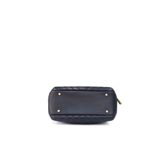CHANEL Navy Chevron Trendy CC Shoulder Bag A-A26214 - Picture 5 of 13